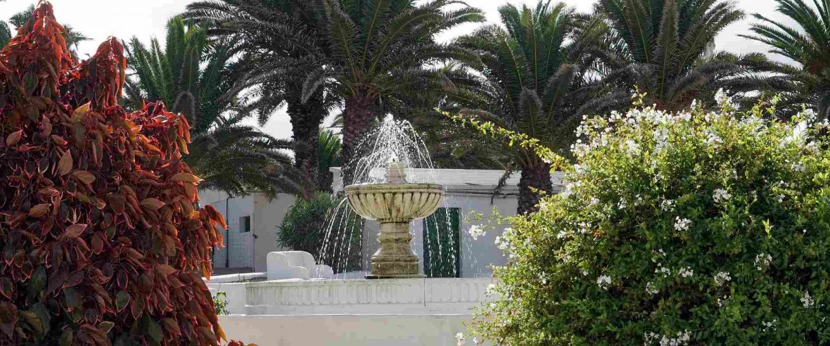 Brunnen im Ort Teguise auf Lanzarote