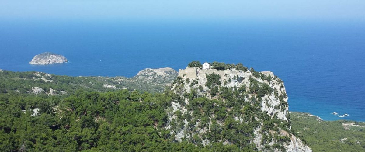 Burg Monolithos Felsen Rhodos