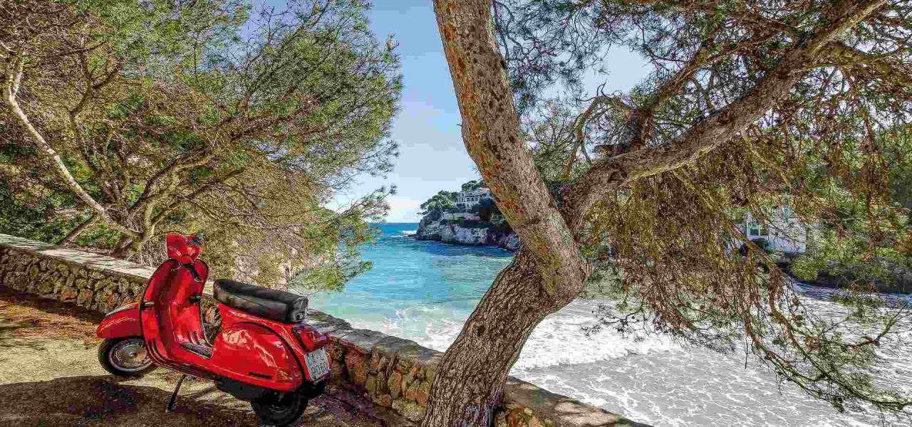 Cala Santanyi Bucht auf nördlicher Seite