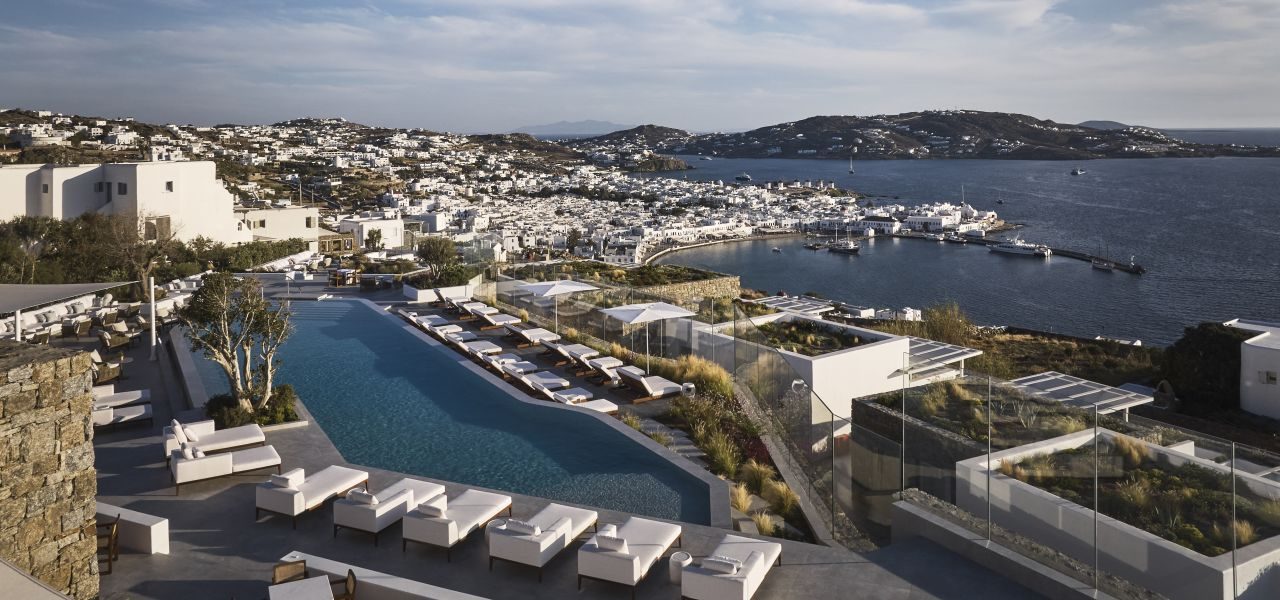 DEOS Mykonos oberhalb Mykonos-Stadt