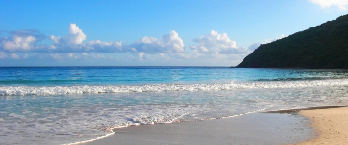 Einsamer Strand Puerto Rico