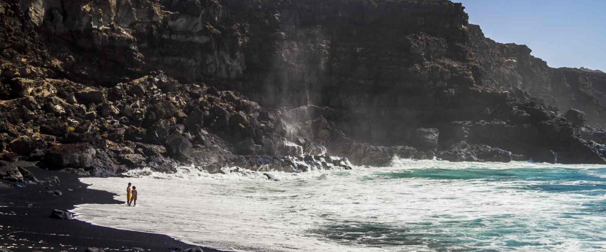 El Golfo - schwarze Lavaküste Lanzarote