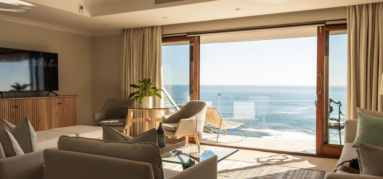 Ellerman House Kapstadt Zimmer mit Meerblick