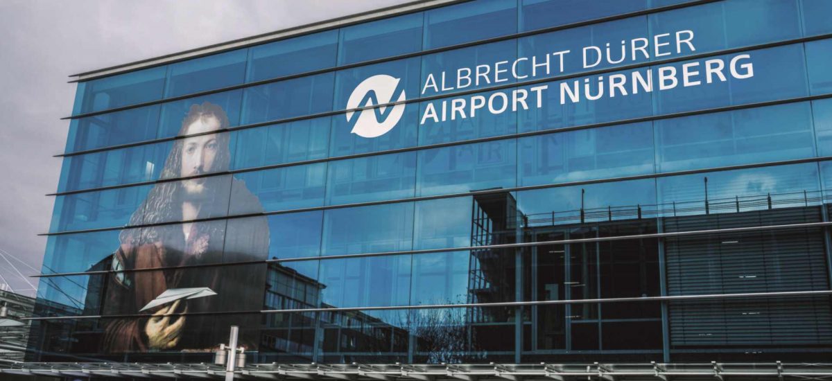 Flughafen Nürnberg Terminal-Eingang