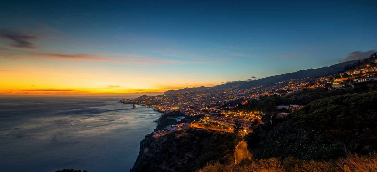 Funchal bei Sonnenuntergang