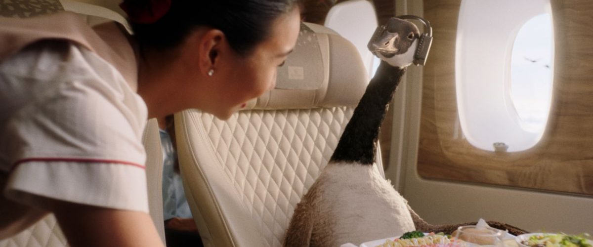 Gerry the Goose Markenbotschafter Emirates