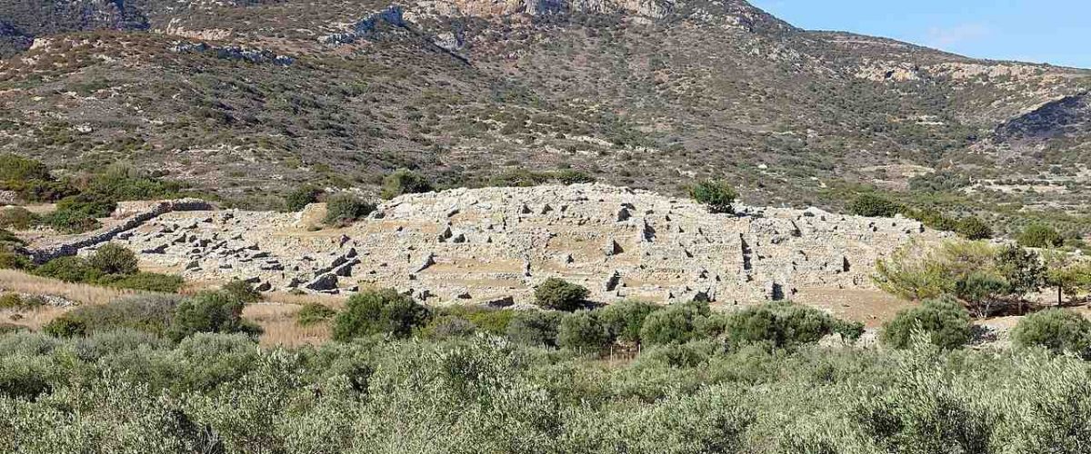 Gournia Kreta Ausgrabungsstätte