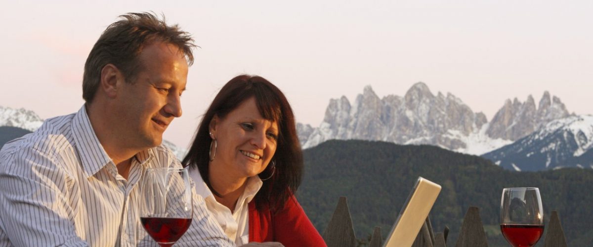 Home Office mit Bergblick Roter Hahn