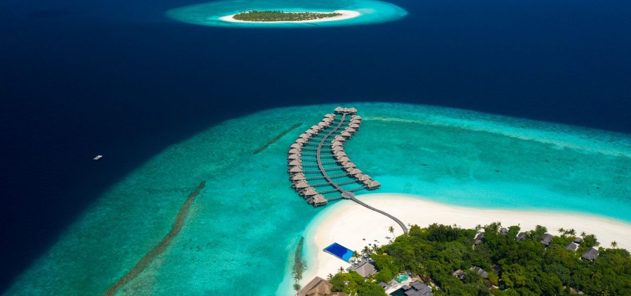 JA Manafaru Malediven aus der Luft