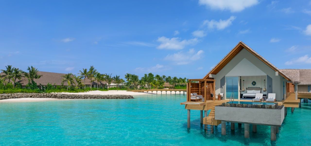 JW Marriott Kaafu Atoll Island Resort Overwater Villa mit Pool