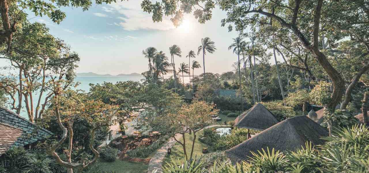 Kamalaya Koh Samui tropischer Garten