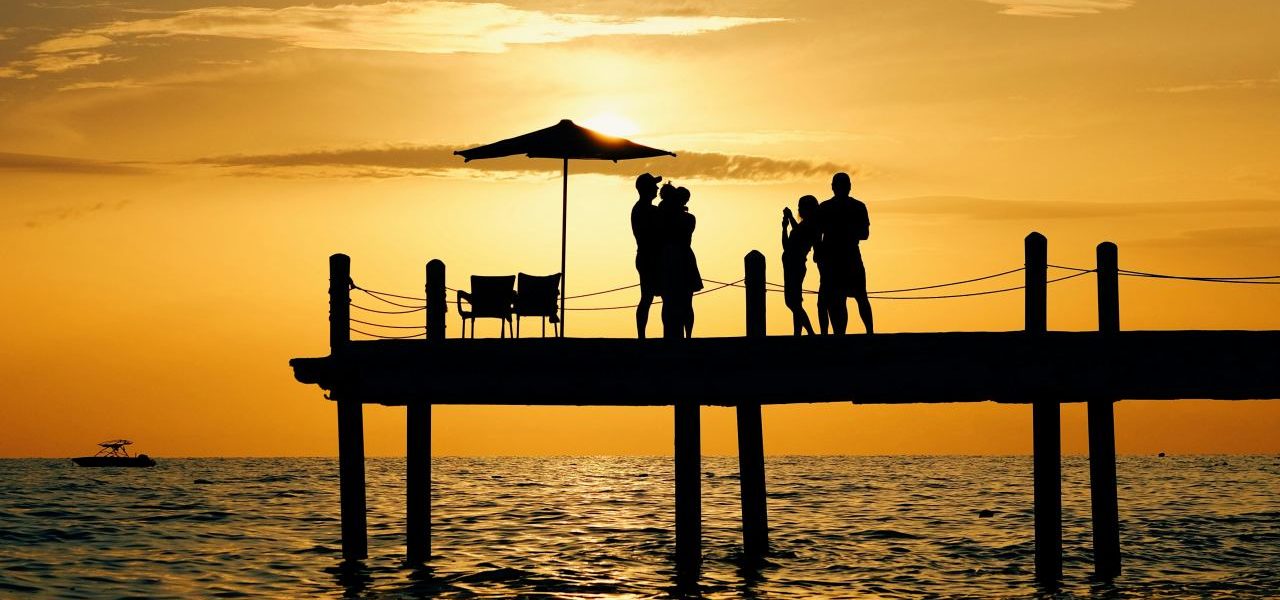 Konakli Steg Sonnenuntergang