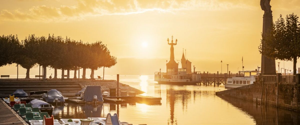 Konstanz Hafen Sonnenaufgang