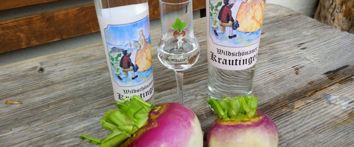 Krautingerschnaps aus der weißen Stoppelrübe