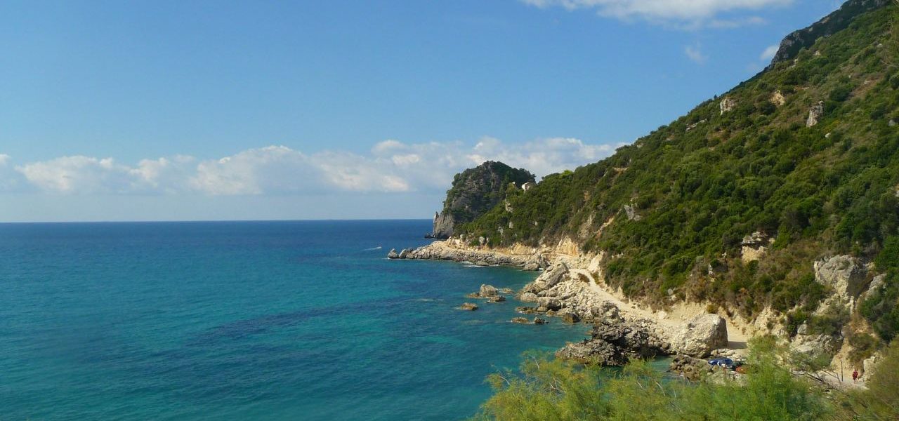 Küste bei Ermones Küste bei Ermones