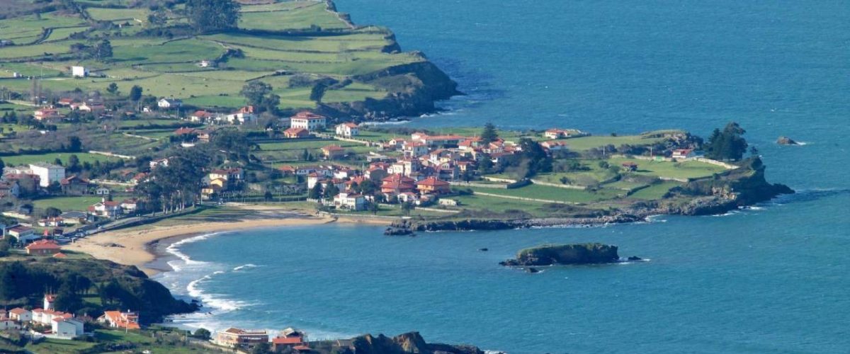 Küste von Colunga in Asturien