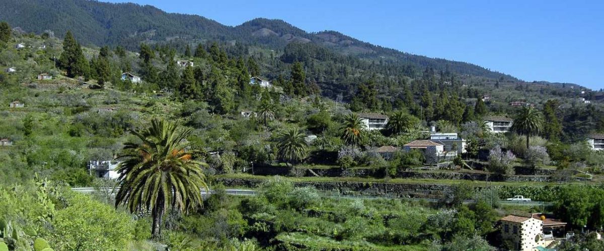 Landschaft bei Tijarafe auf La Palma