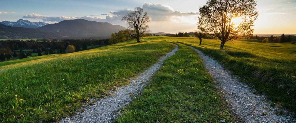 Meditativ wandern am Wetzsteinrücken bei Saulgrub