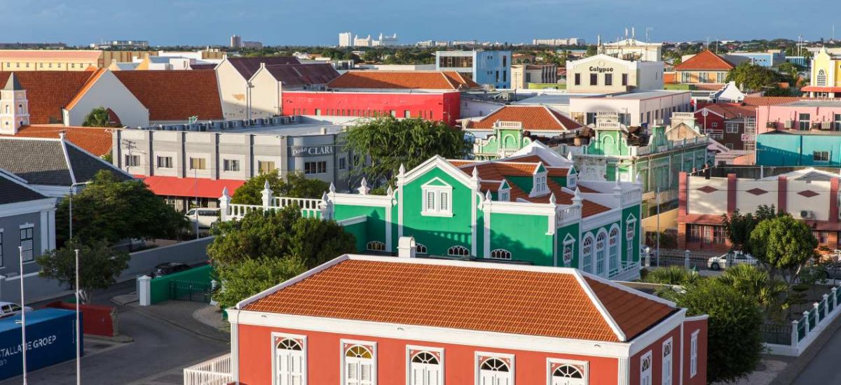 Oranjestad Zentrum Kolonialstil