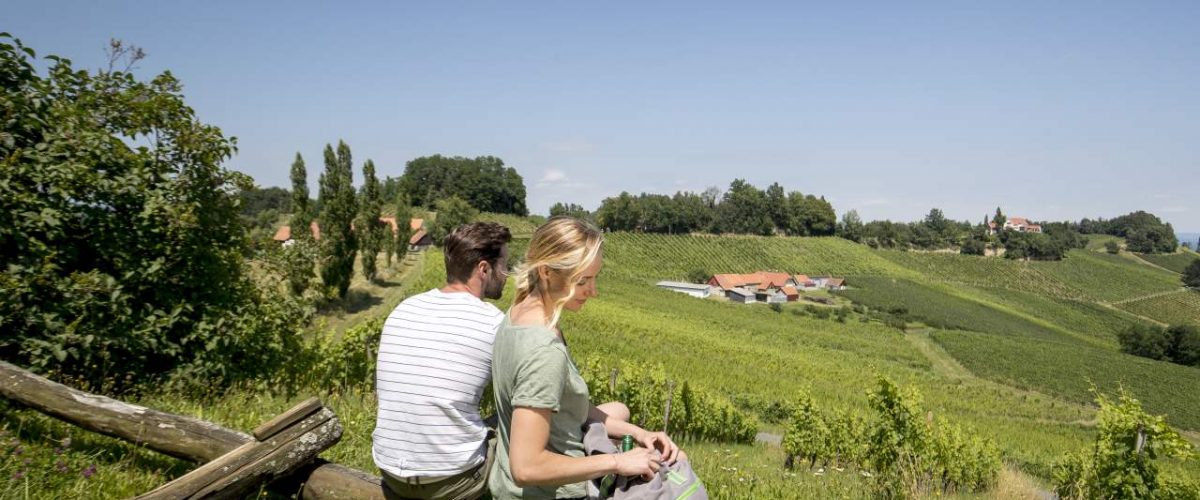 Pause in der Weinregion Südsteiermark