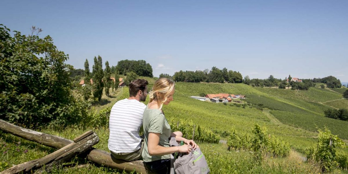 Pause in der Weinregion Südsteiermark