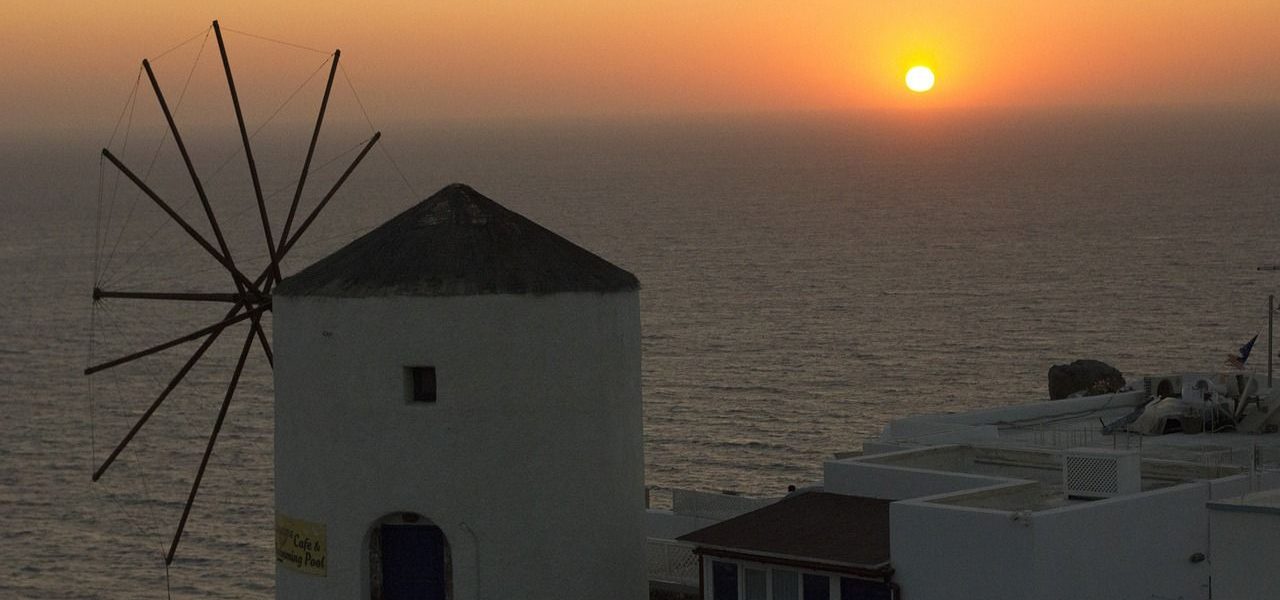 Perissa Sonnenuntergang