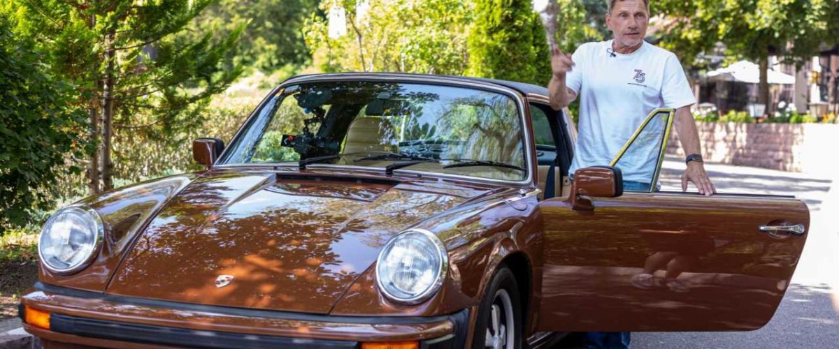Richy Müller im Porsche