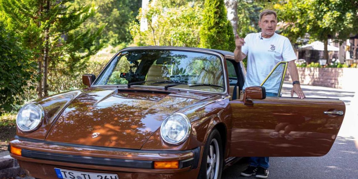 Richy Müller im Porsche