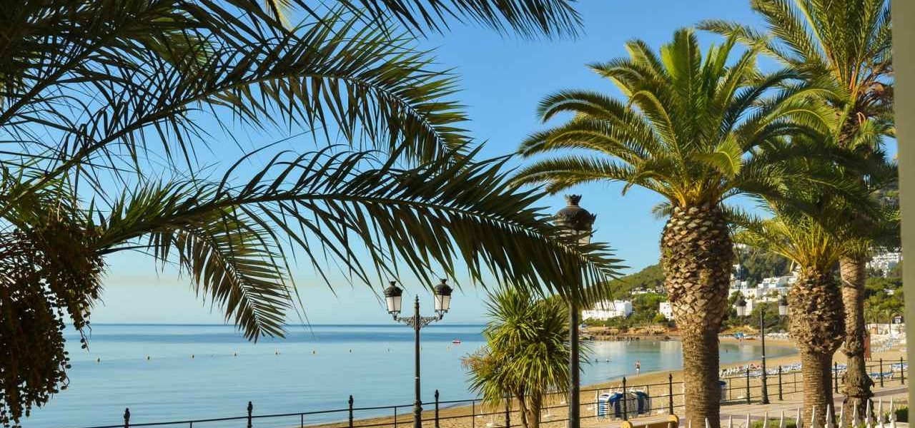 Santa Eulalia Promenade Strand