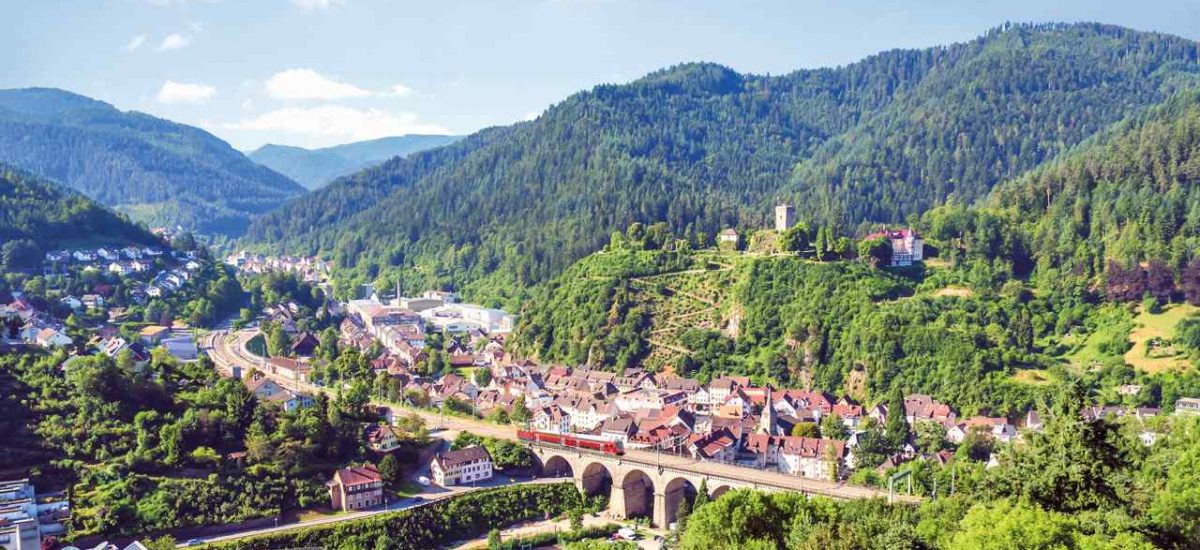 Schwarzwaldbahn in Hornberg