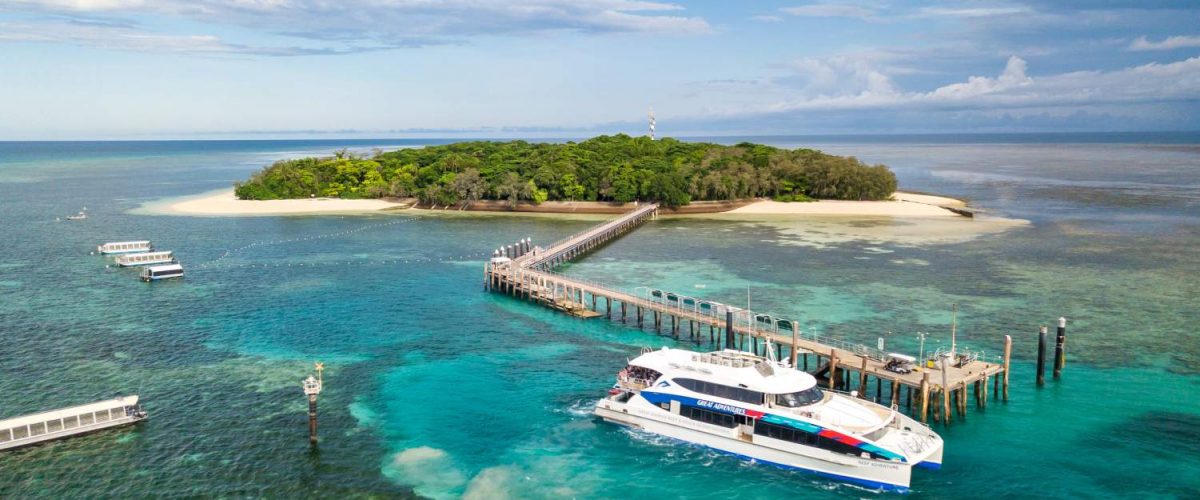 Seebrücke von Green Island in Queensland