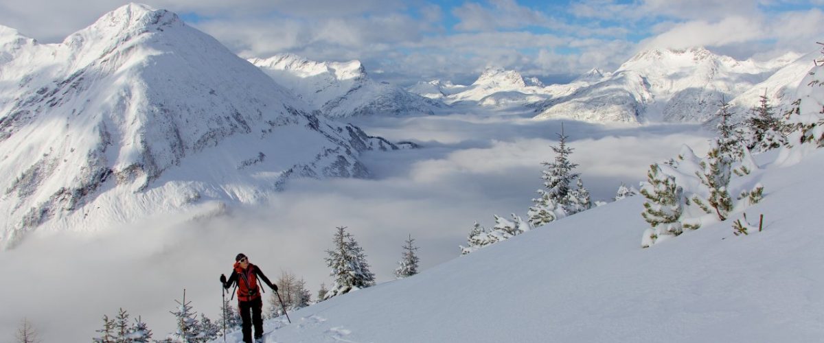 Skitour abseits der Piste Tiroler Lechtal