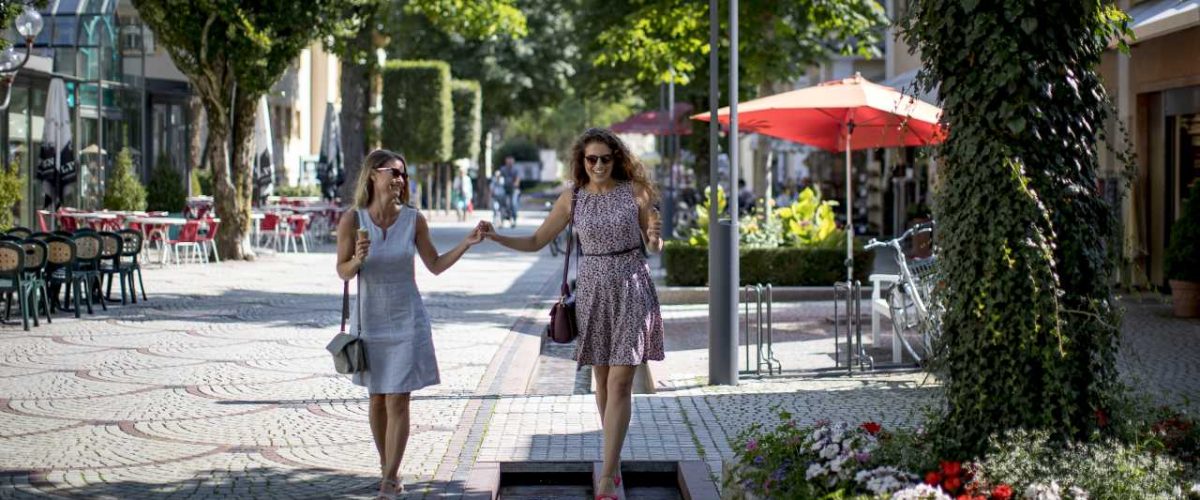 Sommerfeeling in der Innenstadt von Bad Reichenhall