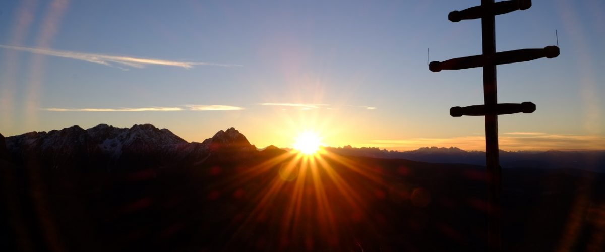Sonnenaufgang am Spieler bei Schenna