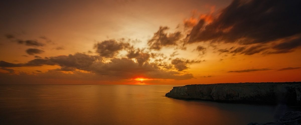 Sonnenuntergang Meer Menorca