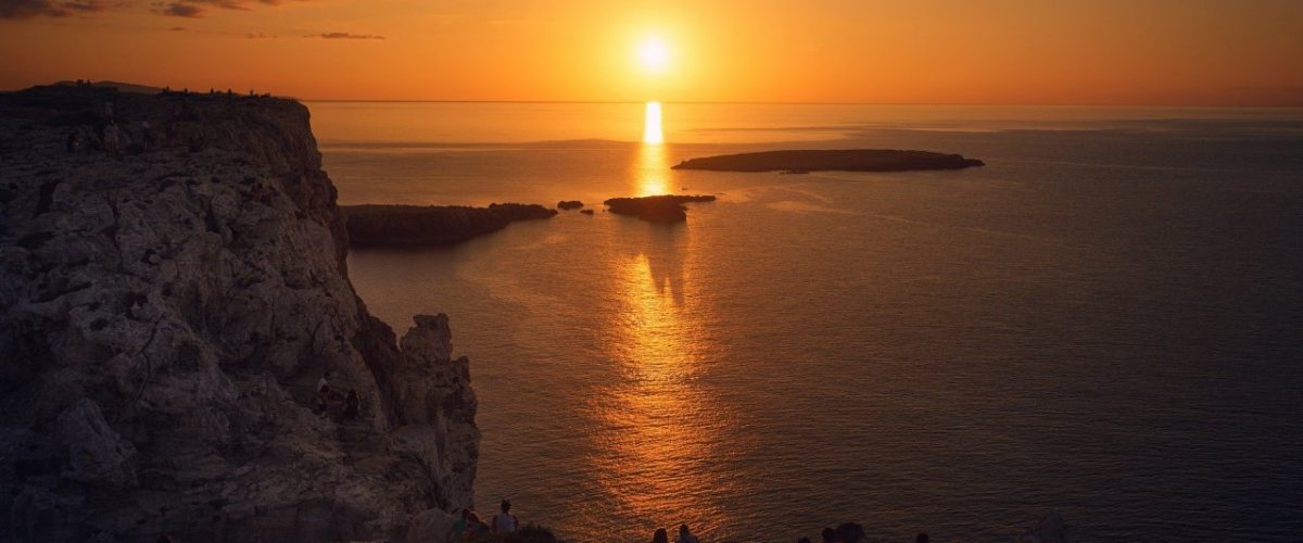 Sonnenuntergang vor Menorca