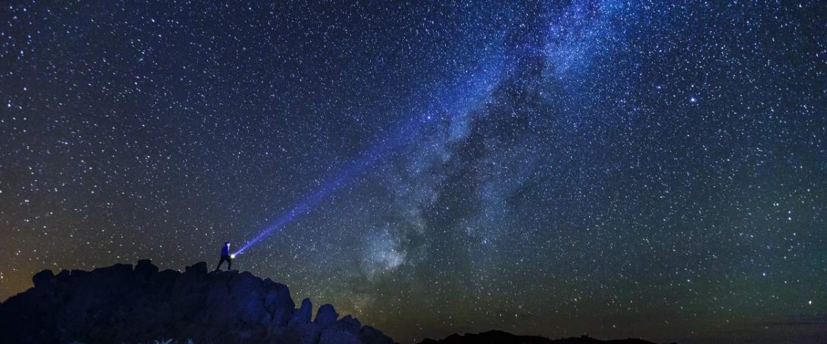 Sternenklarer Nachthimmel über La Palma