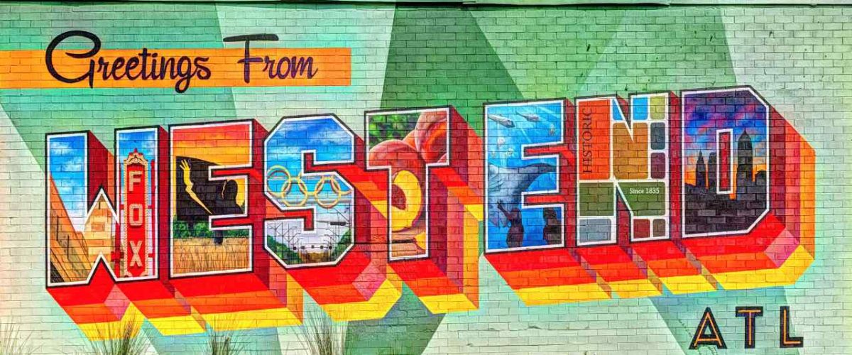 Street Art an der Atlanta Westside Beltline