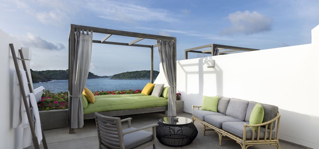 The Nai Harn Zimmerterrasse