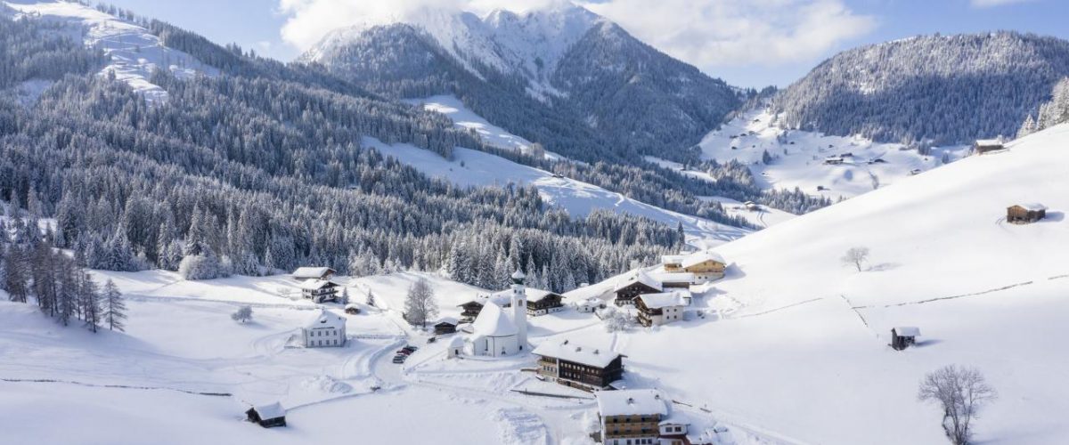 Thierbach in Wildschönau im Winter