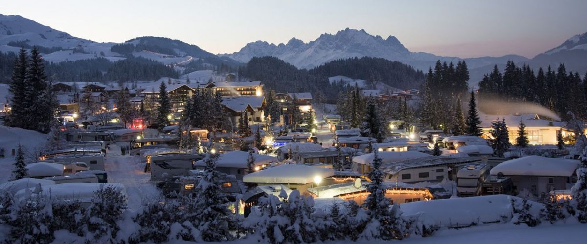 Tirol Camp in Fieberbrunn im Winter