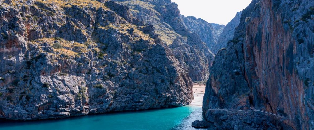 Torrent de Pareis von der Wasserseite