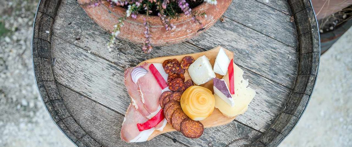 Ungarische Salami und Schinken