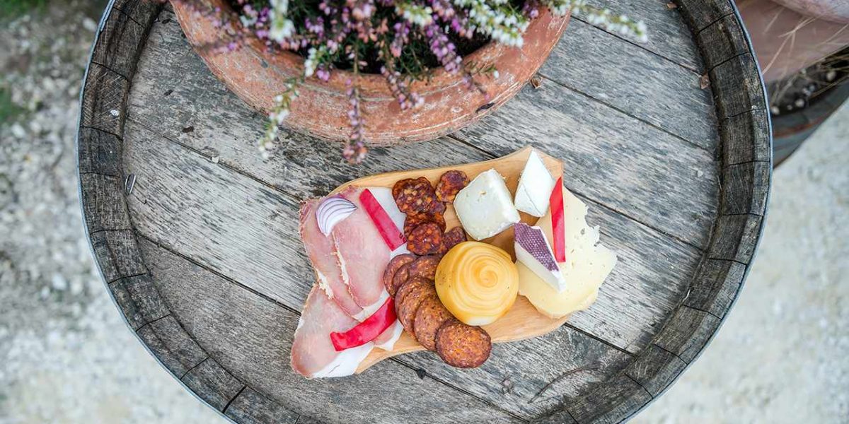 Ungarische Salami und Schinken