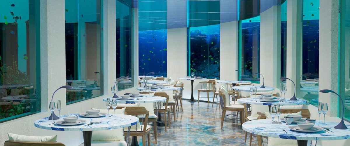 Unterwasser-Restaurant im Oblu Select Lobigili