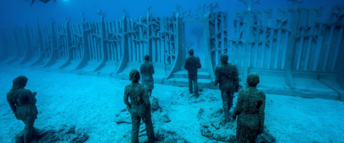 Unterwassermuseum vor Lanzarote