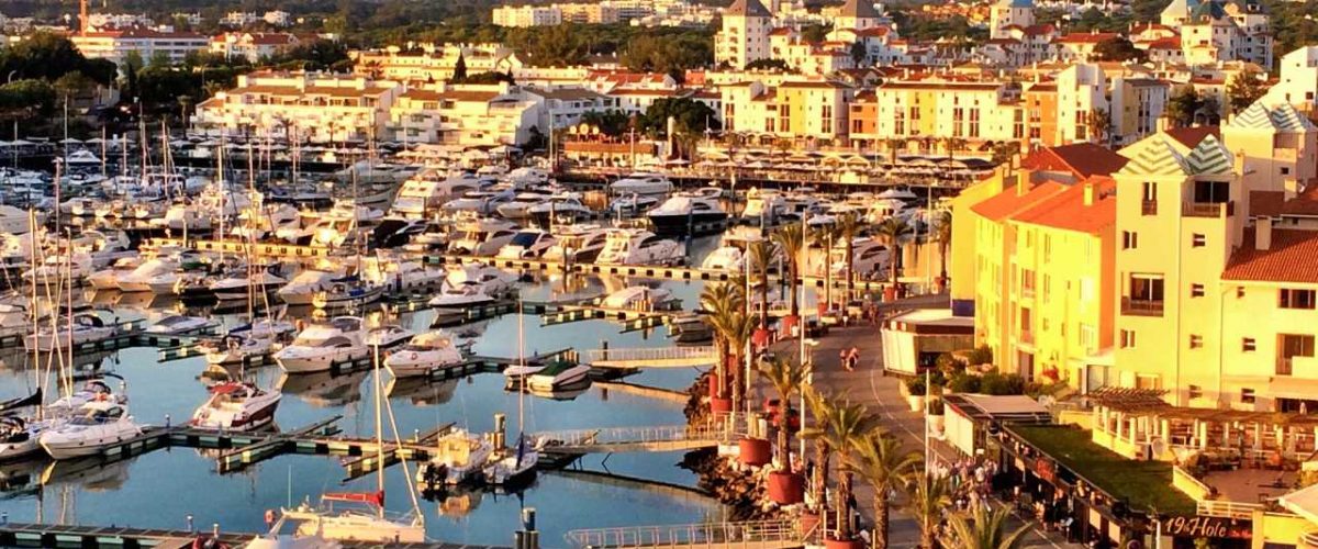 Vilamoura Yachthafen Promenade