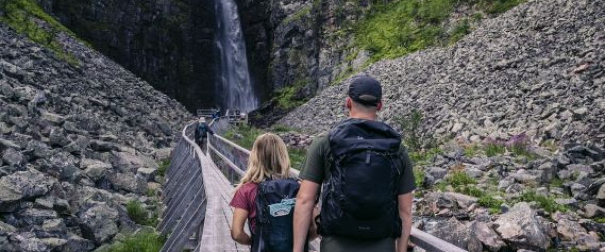 Wasserfall Njupeskär im Nationalpark Fulufjället