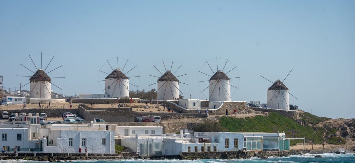 Windmühlen von Mykonos Kato Mili