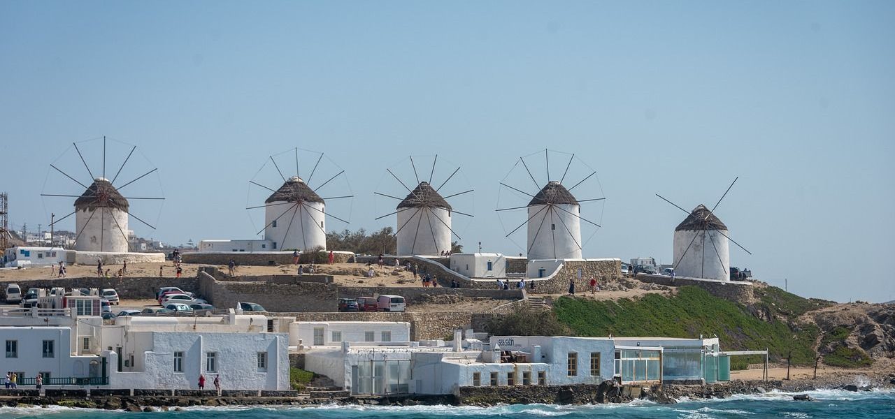 Windmühlen von Mykonos Kato Mili